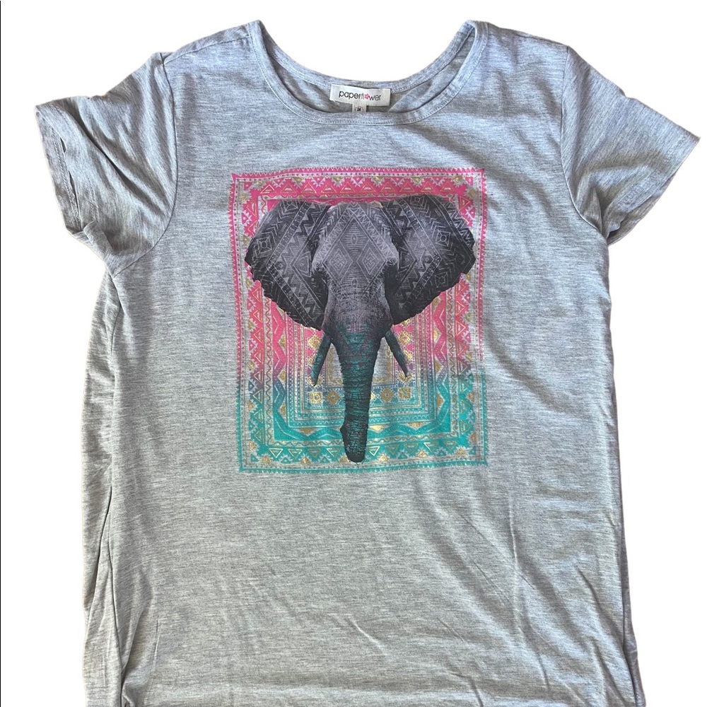 Paper flower Ruthie Split-back Tee Size 14 from Sitchfix